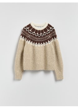 Reserved - Sweter z dodatkiem wełny - wielobarwny ze sklepu Reserved w kategorii Swetry damskie - zdjęcie 188223476