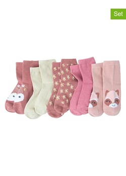 COOL CLUB Skarpety (5 par) w kolorze jasnoróżowo-kremowym ze sklepu Limango Polska w kategorii Skarpetki dziecięce - zdjęcie 188223979