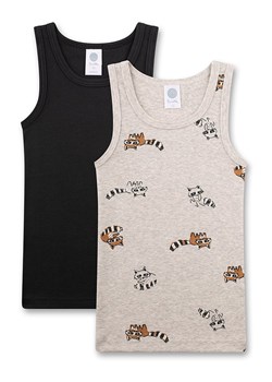 Sanetta Podkoszulki (2 szt.) w kolorze czarnym i beżowym ze sklepu Limango Polska w kategorii Podkoszulki dziecięce - zdjęcie 188224045