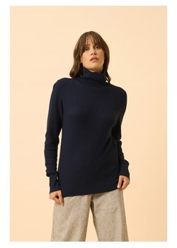 Just Cashmere Kaszmirowy golf "Udny" w kolorze granatowym ze sklepu Limango Polska w kategorii Swetry damskie - zdjęcie 188224078