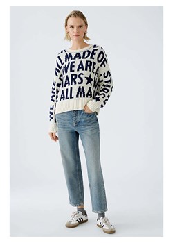 Oui Sweter w kolorze kremowo-granatowym ze sklepu Limango Polska w kategorii Swetry damskie - zdjęcie 188224595