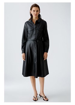 Oui Sukienka w kolorze czarnym ze skóry syntetycznej ze sklepu Limango Polska w kategorii Sukienki - zdjęcie 188224639