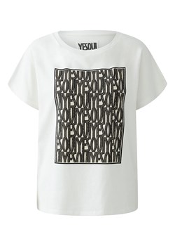 Oui Koszulka w kolorze biało-czarnym ze sklepu Limango Polska w kategorii Bluzki damskie - zdjęcie 188224849