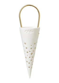 Kähler Świecznik "Nobili" w kolorze białym - wys. 15,5 cm ze sklepu Limango Polska w kategorii Świeczniki - zdjęcie 188225218