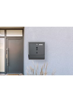 Lifa Living Skrzynka w kolorze szarym na listy - 34 x 30 x 9 cm ze sklepu Limango Polska w kategorii Dekoracje i akcesoria ogrodowe - zdjęcie 188225678