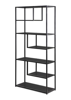 Lifa Living Regał "Saint Tropez" w kolorze czarnym - 82 x 175 x 34 cm ze sklepu Limango Polska w kategorii Regały i witryny - zdjęcie 188225815