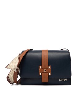 Torebka Lasocki CEO-LSK-L-008-09 Granatowy ze sklepu eobuwie.pl w kategorii Listonoszki - zdjęcie 188226398