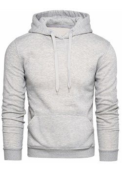 Bluza męska z kapturem szara Recea ze sklepu Recea.pl w kategorii Bluzy męskie - zdjęcie 188226739