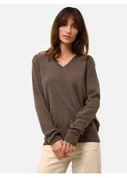 Just Cashmere Kaszmirowy sweter "Nora" w kolorze brązowym ze sklepu Limango Polska w kategorii Swetry damskie - zdjęcie 188227836