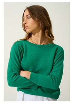 AUTHENTIC CASHMERE Kaszmirowy sweter "Goléon" w kolorze zielonym ze sklepu Limango Polska w kategorii Swetry damskie - zdjęcie 188228019