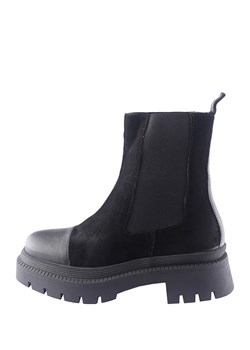 D.Moro Skórzane sztyblety w kolorze czarnym ze sklepu Limango Polska w kategorii Workery damskie - zdjęcie 188229405