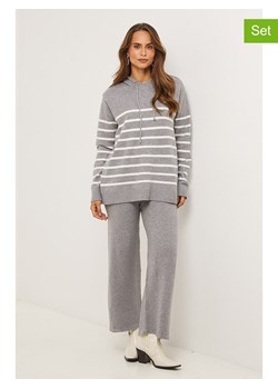 L'armoire de Suzette 2-częściowy zestaw w kolorze szaro-białym ze sklepu Limango Polska w kategorii Bluzy damskie - zdjęcie 188229455