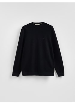 Reserved - Sweter z domieszką lyocellu - czarny ze sklepu Reserved w kategorii Swetry męskie - zdjęcie 188229795
