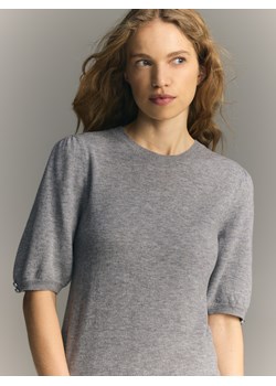 Reserved - Wełniany sweter - jasnoszary ze sklepu Reserved w kategorii Swetry damskie - zdjęcie 188229846
