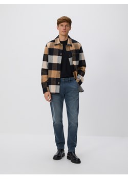 Reserved - Jeansy slim fit z efektem sprania - granatowy ze sklepu Reserved w kategorii Jeansy męskie - zdjęcie 188229866