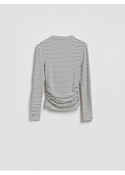Reserved - Longsleeve z marszczeniami - wielobarwny ze sklepu Reserved w kategorii Bluzki damskie - zdjęcie 188229959