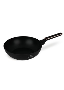 Berlinger Haus Patelnia wok "Black Rose Collection" w kolorze czarnym - Ø 28 cm ze sklepu Limango Polska w kategorii Garnki - zdjęcie 188231277