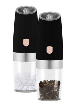 Berlinger Haus 2-częściowy zestaw przyprawników "Gravity - Black Rose" w kolorze czarnym ze sklepu Limango Polska w kategorii Młynki do soli i pieprzu - zdjęcie 188231348