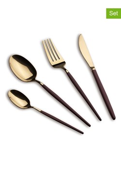 Berlinger Haus 24-częściowy zestaw sztućców w kolorze złotym ze sklepu Limango Polska w kategorii Sztućce - zdjęcie 188231396