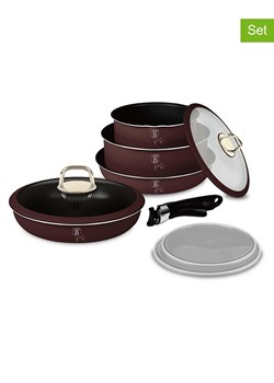 Berlinger Haus 9-częściowy zestaw "Leonardo Collection" w kolorze bordowym ze sklepu Limango Polska w kategorii Garnki - zdjęcie 188231526