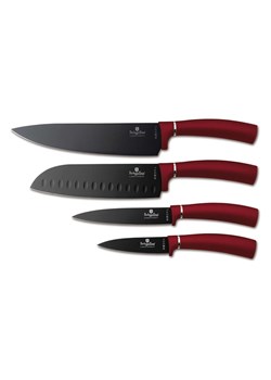 Berlinger Haus 4-częściowy zestaw noży "Metallic Line" w kolorze czerwonym ze sklepu Limango Polska w kategorii Noże kuchenne - zdjęcie 188231726