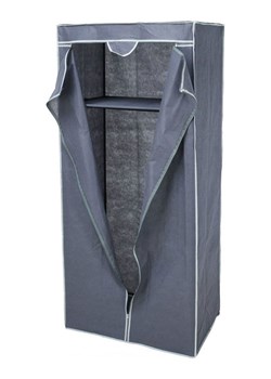 Joybos Materiałowa szafa w kolorze szarym - 75 x 160 x 46 cm ze sklepu Limango Polska w kategorii Szafy - zdjęcie 188233577