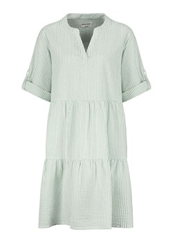 Fresh Made Sukienka w kolorze zielono-białym ze sklepu Limango Polska w kategorii Sukienki - zdjęcie 188238519