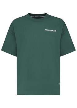 Sublevel Koszulka "Linus" w kolorze ciemnozielonym ze sklepu Limango Polska w kategorii T-shirty męskie - zdjęcie 188239075