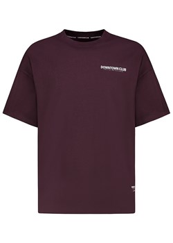 Sublevel Koszulka "Linus" w kolorze ciemnofioletowym ze sklepu Limango Polska w kategorii T-shirty męskie - zdjęcie 188239077