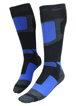 Peak Mountain Skarpety narciarskie "Chocks" w kolorze czarno-niebieskim ze sklepu Limango Polska w kategorii Skarpetki męskie - zdjęcie 188242666