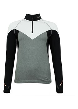 Peak Mountain Koszulka funkcyjna "Antor" w kolorze szarym ze sklepu Limango Polska w kategorii Bluzki damskie - zdjęcie 188242979