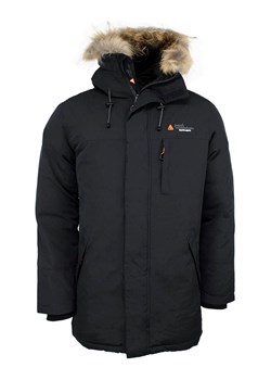 Peak Mountain Parka puchowa "Cogan" w kolorze czarnym ze sklepu Limango Polska w kategorii Kurtki męskie - zdjęcie 188243096