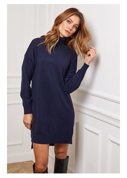 Joséfine Sukienka dzianinowa "Abufera" w kolorze granatowym ze sklepu Limango Polska w kategorii Sukienki - zdjęcie 188243318