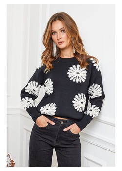 Joséfine Sweter "Banshee" w kolorze czarno-białym ze sklepu Limango Polska w kategorii Swetry damskie - zdjęcie 188243425