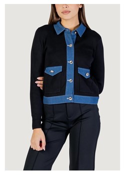 Morgan Kardigan 251-MNAKI Czarny Regular Fit ze sklepu MODIVO w kategorii Swetry damskie - zdjęcie 188243918