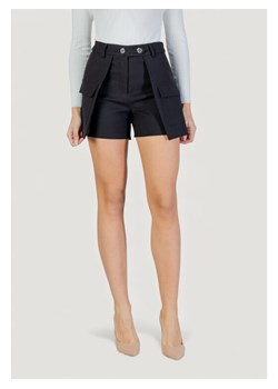 Morgan Szorty materiałowe 251-SHONAU Czarny Straight Fit ze sklepu MODIVO w kategorii Szorty - zdjęcie 188243919