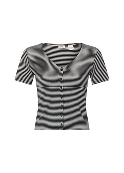 Levi's Koszulka damska Kobiety Bawełna czarny w paski ze sklepu vangraaf w kategorii Bluzki damskie - zdjęcie 188244139