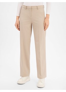 Cambio Spodnie - Goldy Kobiety beżowy jednolity ze sklepu vangraaf w kategorii Spodnie damskie - zdjęcie 188244147