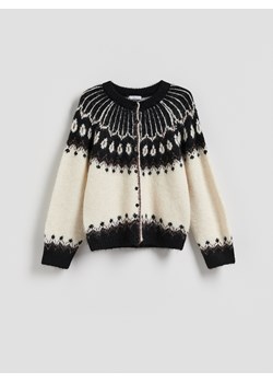 Reserved - Wzorzysty kardigan - wielobarwny ze sklepu Reserved w kategorii Swetry damskie - zdjęcie 188244227