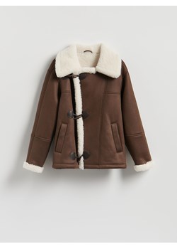 Reserved - Kurtka z kożuchem - brązowy ze sklepu Reserved w kategorii Kurtki męskie - zdjęcie 188244235