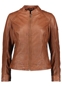 HIS Skórzana kurtka w kolorze janobrązowym ze sklepu Limango Polska w kategorii Kurtki damskie - zdjęcie 188246076