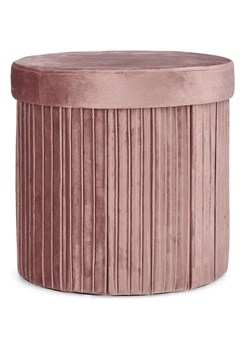 Bizzotto Hocker "Jocelyn" w kolorze jasnoróżowym ze schowkiem - wys. 38 x Ø 38 cm ze sklepu Limango Polska w kategorii Pufy i siedziska - zdjęcie 188246319