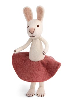 Gry &amp; Sif Figurka dekoracyjna "Bunny" w kolorze biało-czerwonym - 25 x 55 x 9,5 cm ze sklepu Limango Polska w kategorii Dekoracje - zdjęcie 188246426