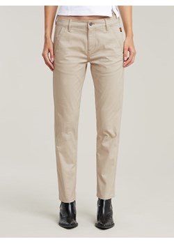 G-Star Spodnie chino w kolorze beżowym ze sklepu Limango Polska w kategorii Spodnie damskie - zdjęcie 188246478