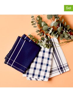 BELLA MAISON Ściereczki (2 szt.) w kolorze biało-granatowym do naczyń - 65 x 45 cm ze sklepu Limango Polska w kategorii Ścierki kuchenne - zdjęcie 188246619