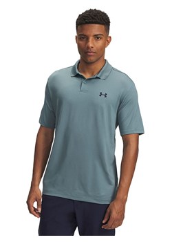 Under Armour Funkcyjna koszulka polo "Matchplay" w kolorze szaroniebieskim ze sklepu Limango Polska w kategorii T-shirty męskie - zdjęcie 188246639