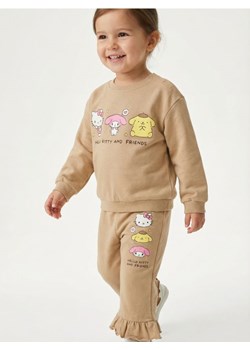 Sinsay - Komplet dresowy z nadrukiem Hello Kitty - beżowy ze sklepu Sinsay w kategorii Dresy chłopięce - zdjęcie 188248036