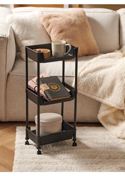 Sinsay - Regał na kółkach - czarny ze sklepu Sinsay w kategorii Regały i witryny - zdjęcie 188248077