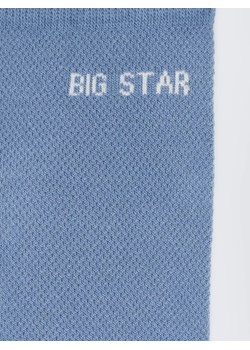 Skarpety męskie długie niebieskie Dipran 401 ze sklepu Big Star w kategorii Skarpetki męskie - zdjęcie 188248209