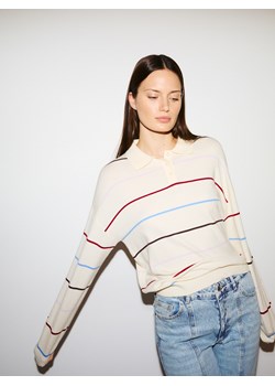 Reserved - Sweter z kołnierzykiem - wielobarwny ze sklepu Reserved w kategorii Swetry damskie - zdjęcie 188248369